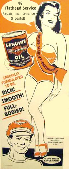 Harley-Davidson Oil poster